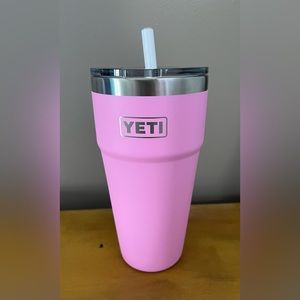 YETI Rambler 26 oz. Stackable with straw & lid - LIMITED EDITION POWER PINK -